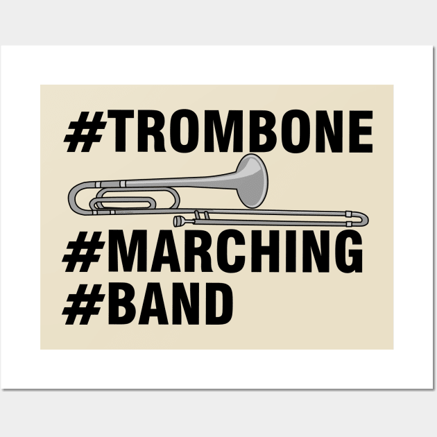 #Trombone #Marching #Band Wall Art by Barthol Graphics